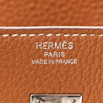 Hermes Togo Birkin 25 Gold 6 of 10