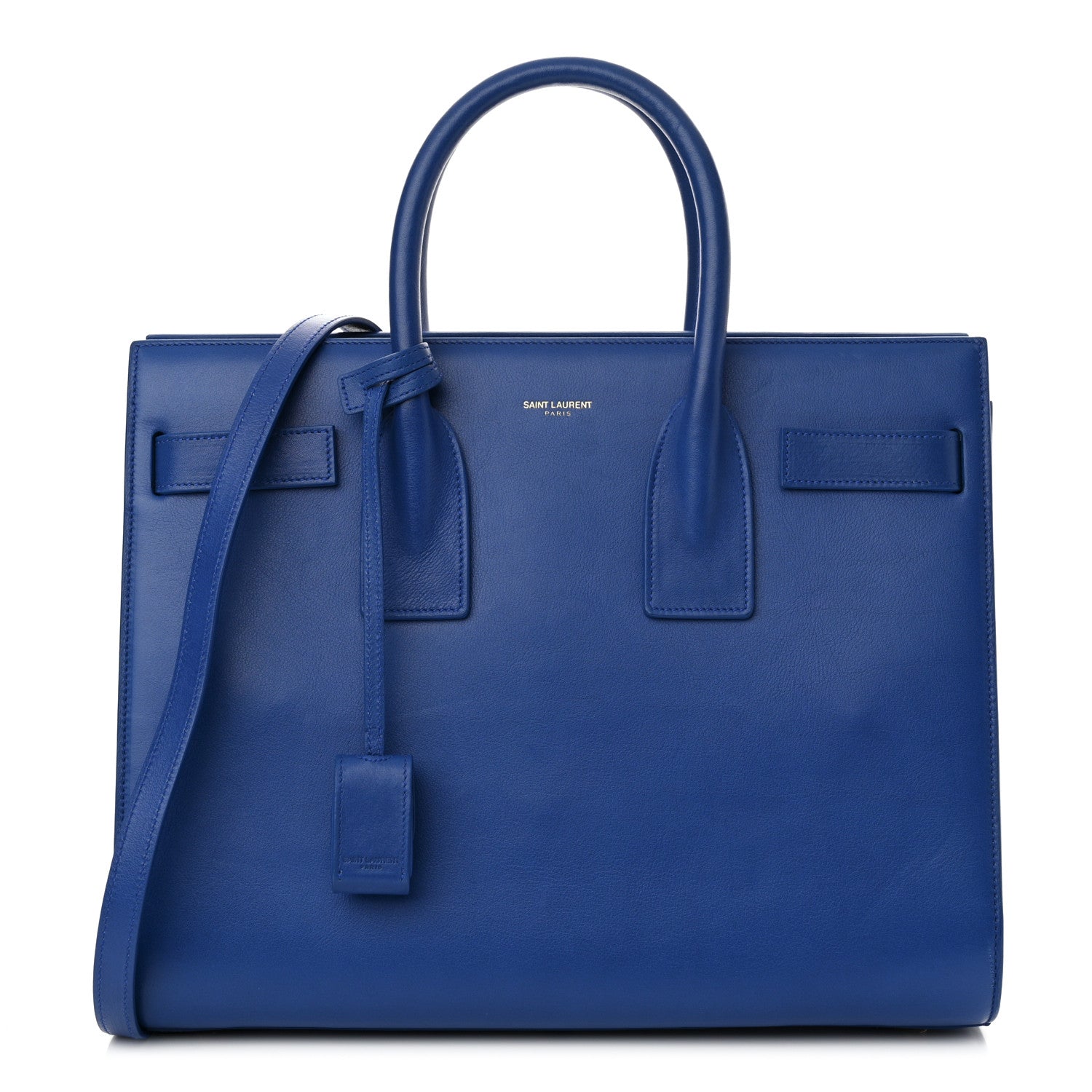 Saint Laurent Calfskin Small Sac De Jour Royal Blue 1 of 12