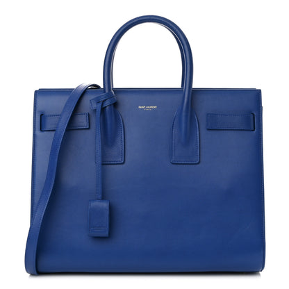 Saint Laurent Calfskin Small Sac De Jour Royal Blue 1 of 12