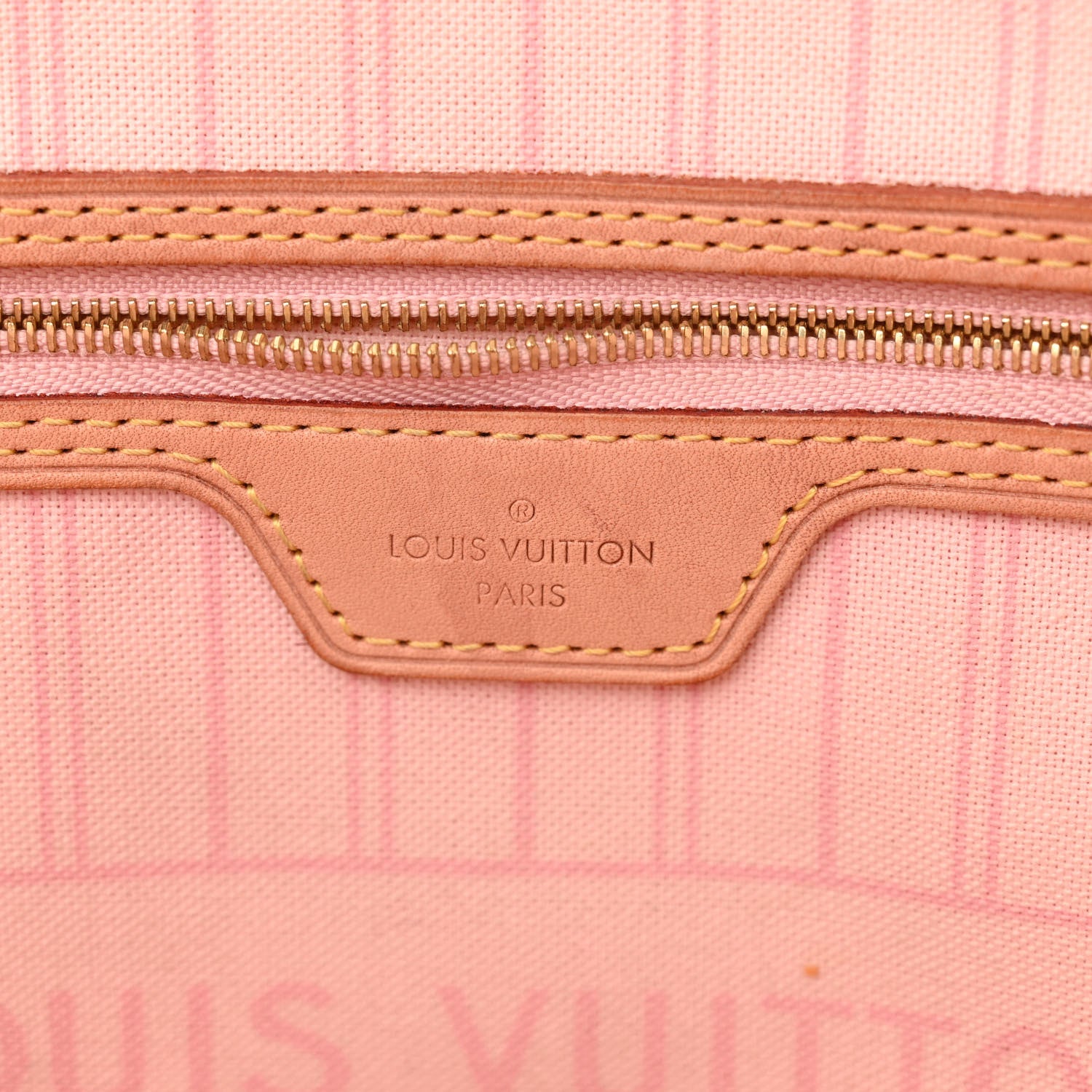 Louis Vuitton Damier Azur Neo Neverfull MM Rose Ballerine 7 of 16