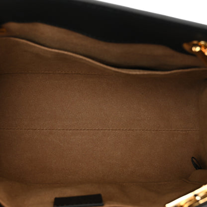 Gucci GG Supreme Monogram Small Padlock Tote Black 6 of 10
