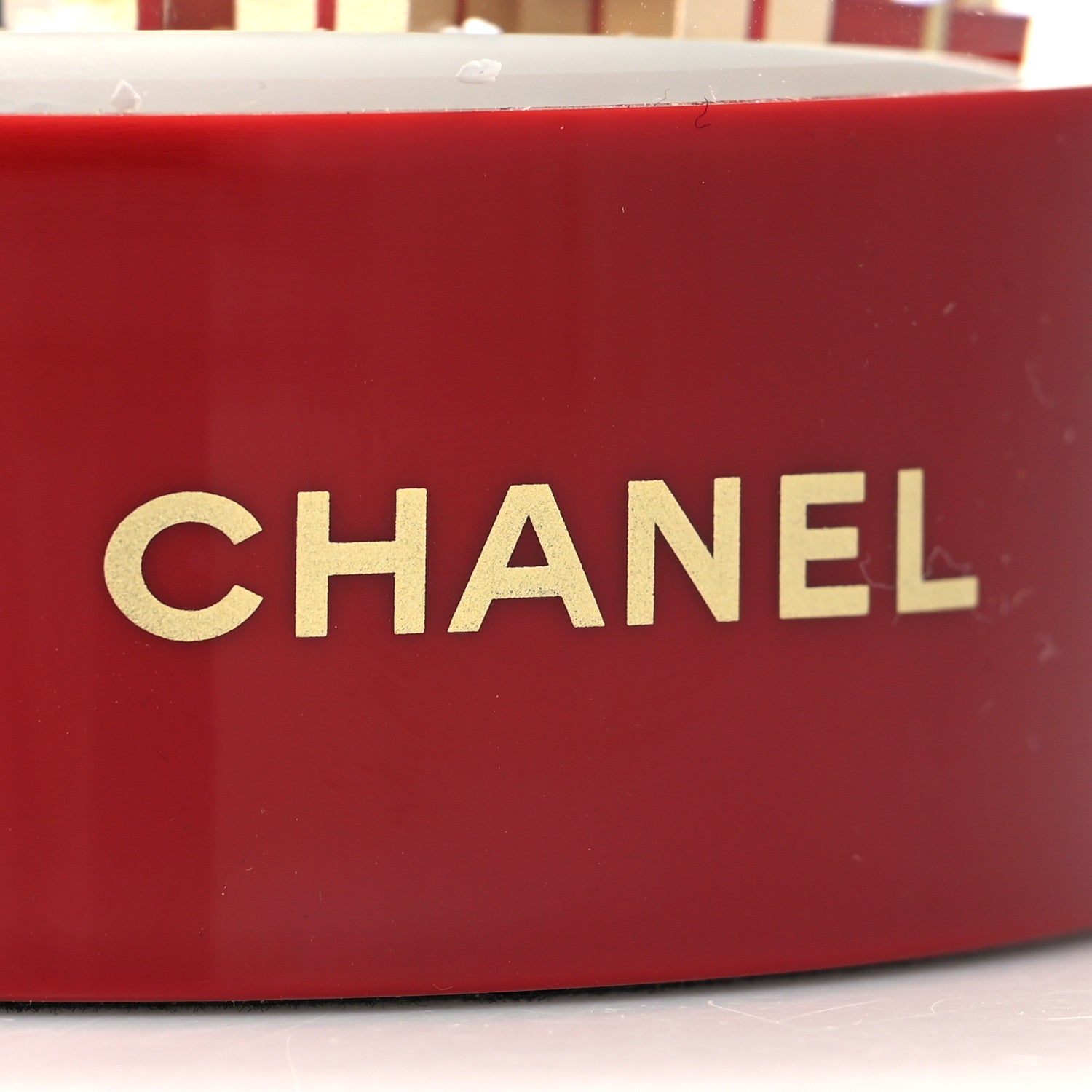 Chanel Glass N°5 Perfume Bottle Snow Globe Red 8 of 8