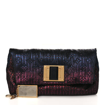 Louis Vuitton Jacquard Quilted Monogram Altair Clutch Marine 1 of 10