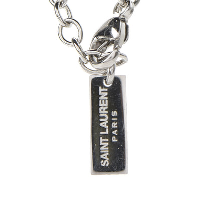 Saint Laurent Brass Monogram Charm Bracelet Mirror 5 of 6