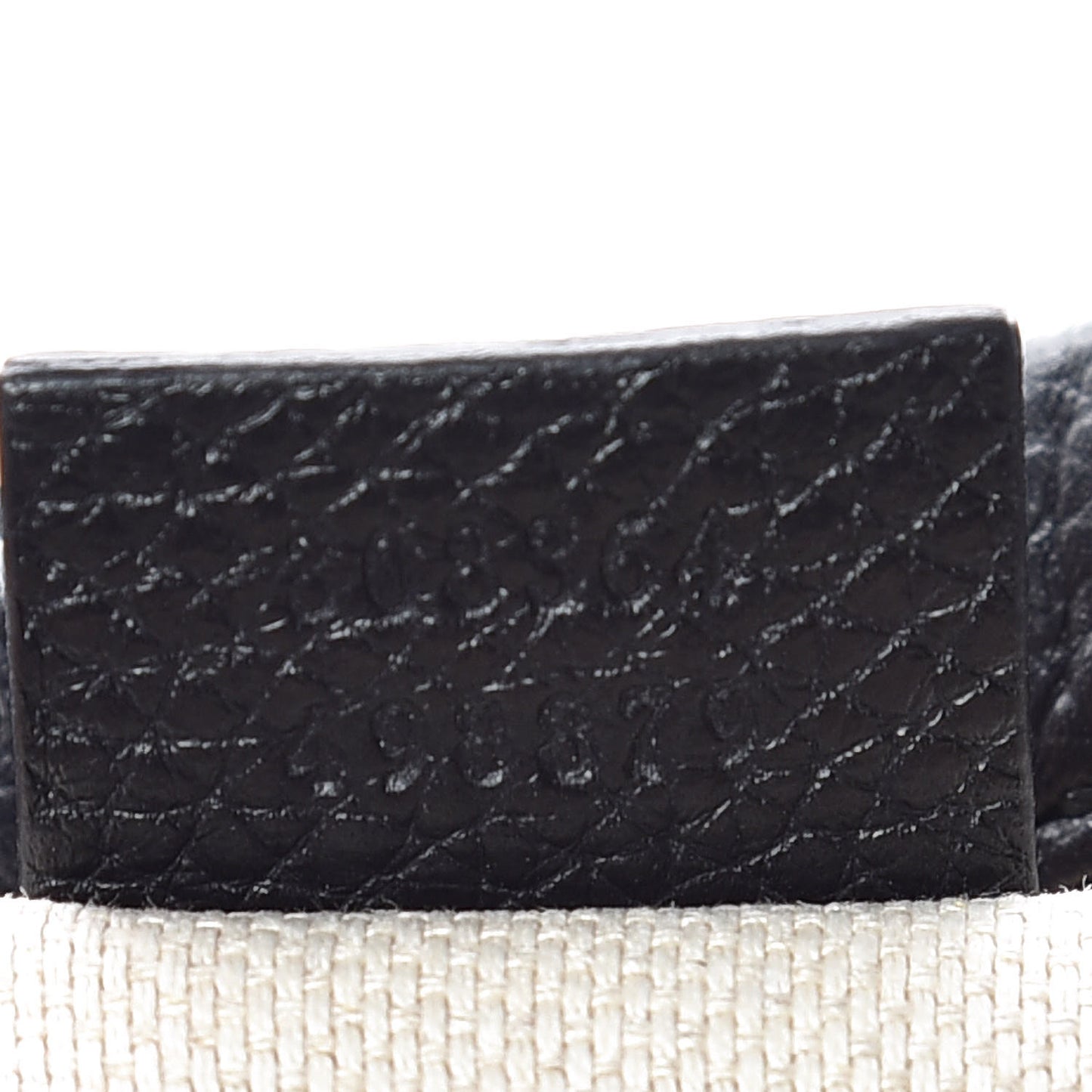 Pebbled Calfskin Small Soho Disco Bag Black