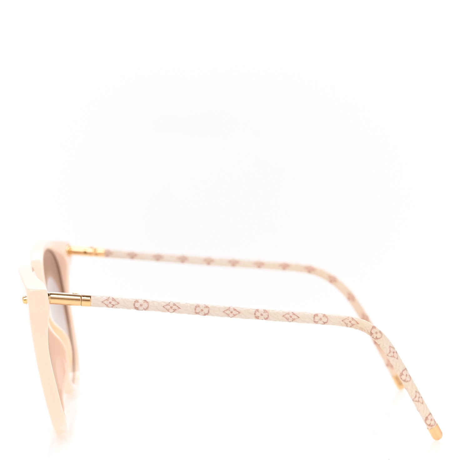 Louis Vuitton Monogram Acetate LV First Round Sunglasses Z1710W White 4 of 7