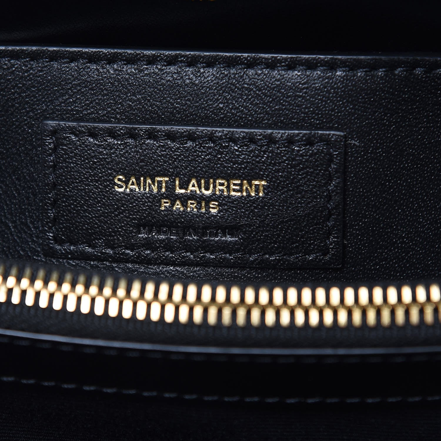 Saint Laurent Calfskin Y Quilted Monogram Small Loulou Chain Satchel Black 7 of 10