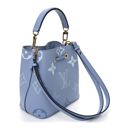 Louis Vuitton Empreinte Monogram Giant By The Pool Neonoe BB Summer Blue 3 of 9