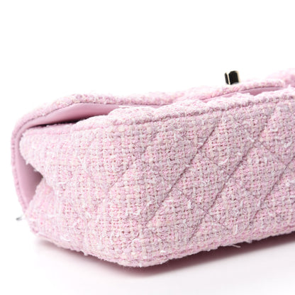 Chanel Tweed Quilted Mini Rectangular Flap Pink 6 of 11
