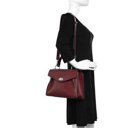 Proenza Schouler Calfskin Medium Hava Top Handle Bag Midnight Plum 2 of 9