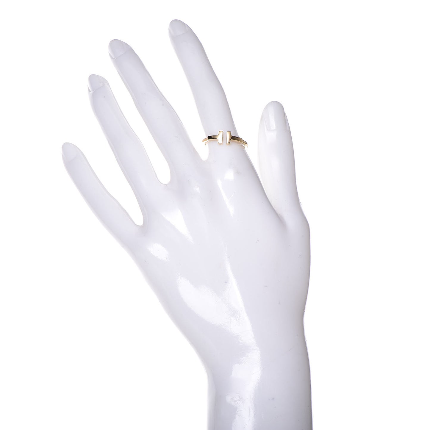 18K Yellow Gold T Wire Ring 53 6.5