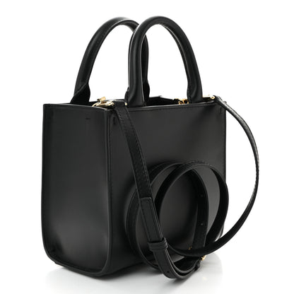 Dolce & Gabbana DOLCE GABBANA Calfskin Small DG Daily Shopper Tote Black 3 of 9