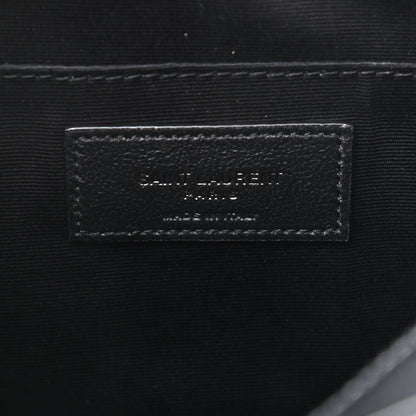 Saint Laurent Calfskin Matelasse Monogram Lou Camera Bag Black 6 of 10