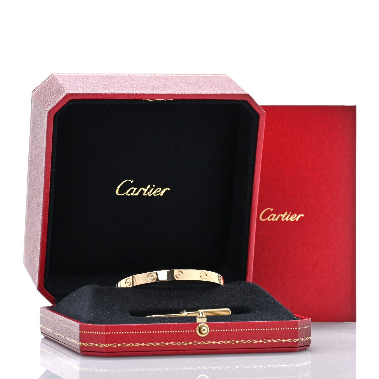 Cartier 18K Yellow Gold LOVE Bracelet 16 8 of 8