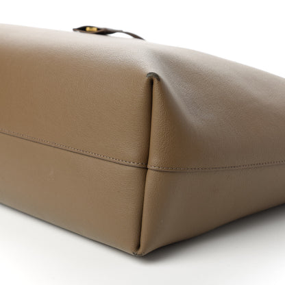 Saint Laurent Calfskin Large Shopping Tote Taupe 7 of 14