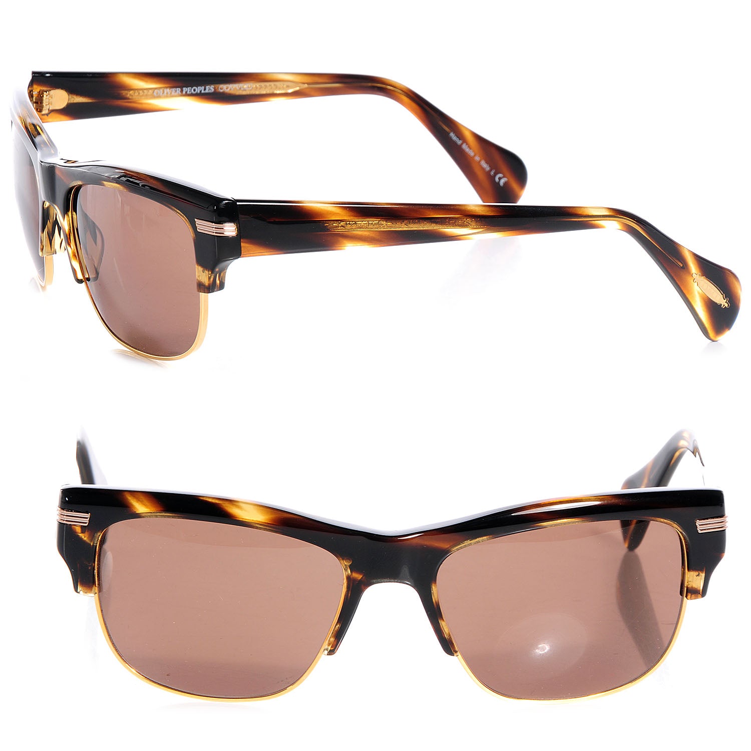 Oliver Peoples Tortoise Shell Wilder Sunglasses 1081/73 1 of 7