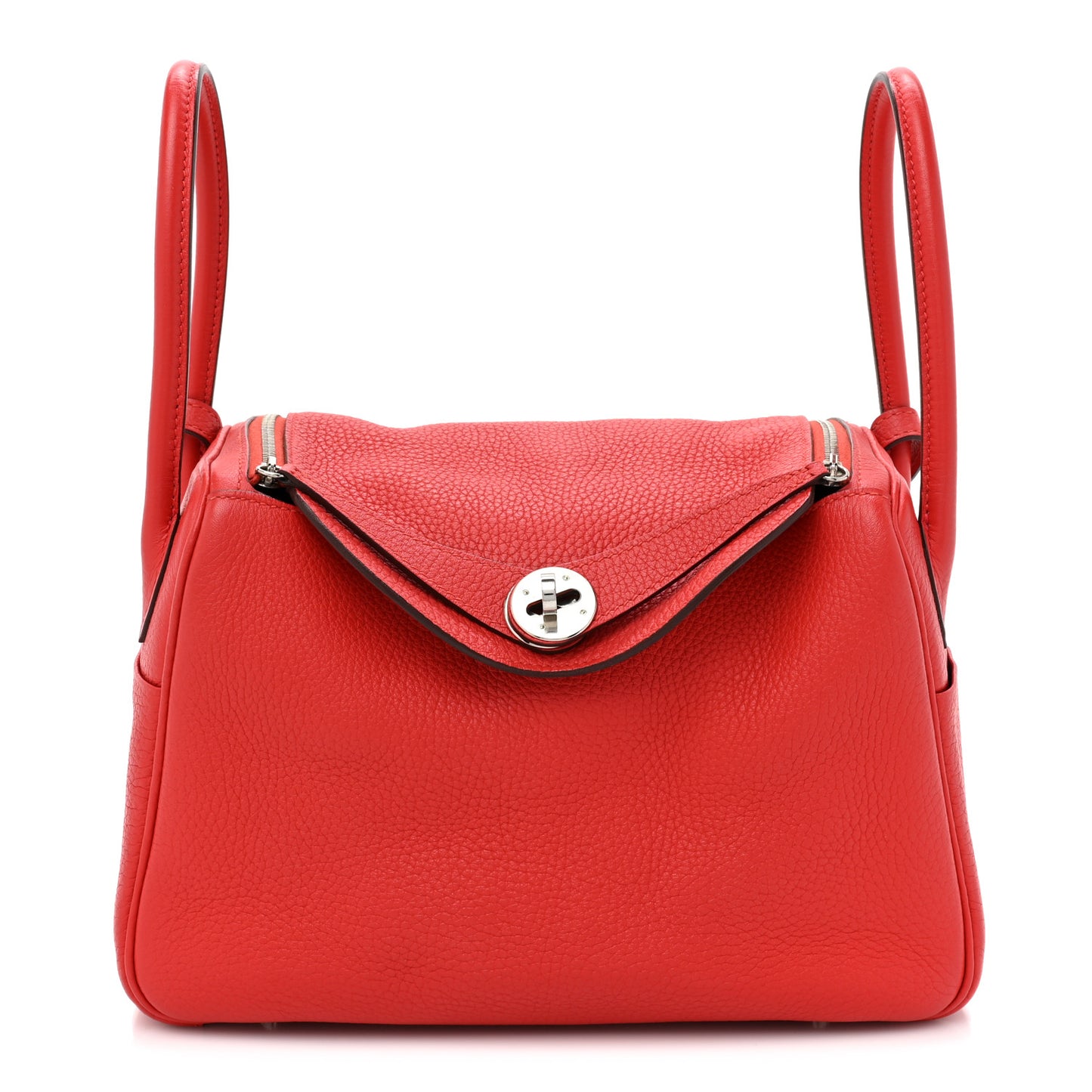 Taurillon Clemence Lindy 26 Rouge Pivoine