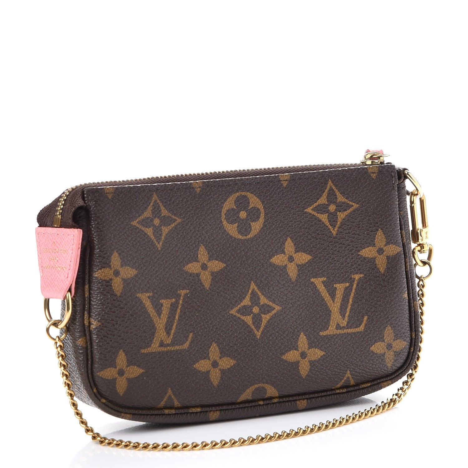Louis Vuitton Monogram Illustre Mini Pochette Accessories Rose 3 of 8