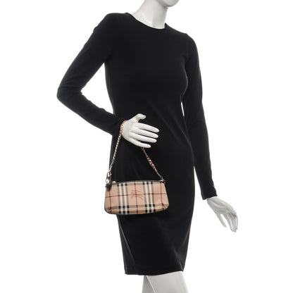 Burberry Haymarket Check Clara Pochette Chocolate 2 of 9