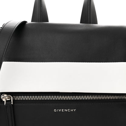 Givenchy Calfskin Small Pandora Pure Flap Bag Black White 8 of 14