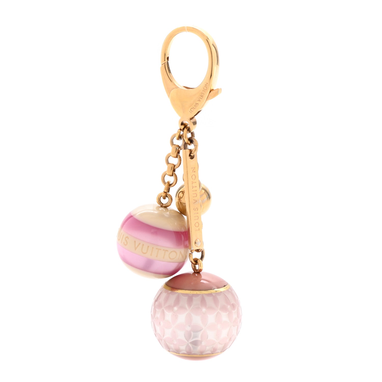 Louis Vuitton Mini Lin Croisette Bag Charm Violet 1 of 3