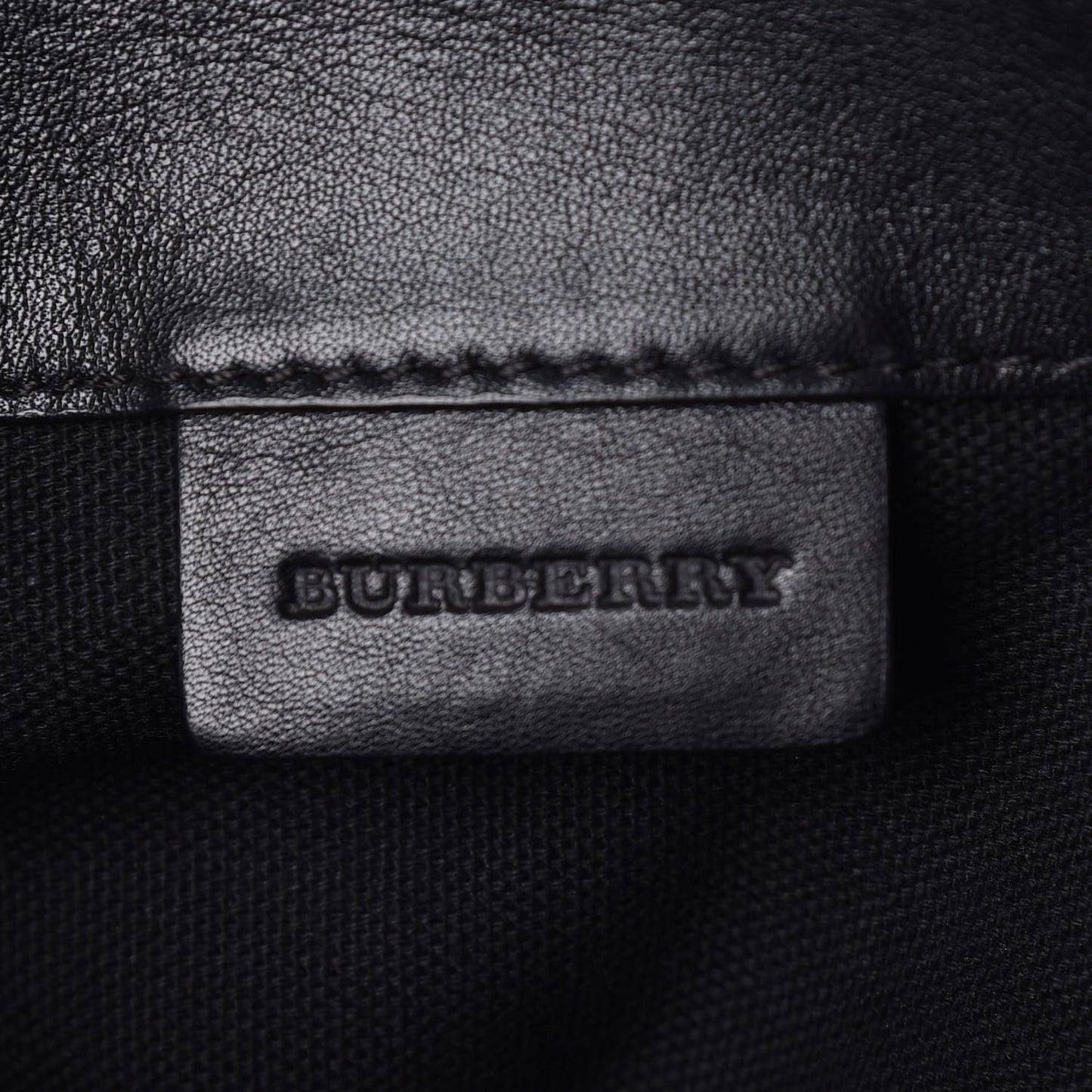 Horseshoe Calfskin House Check Small Milton Crossbody Bag Black