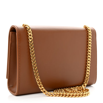 Saint Laurent Calfskin Small Classic Monogram Kate Tassel Satchel Fauve 3 of 11