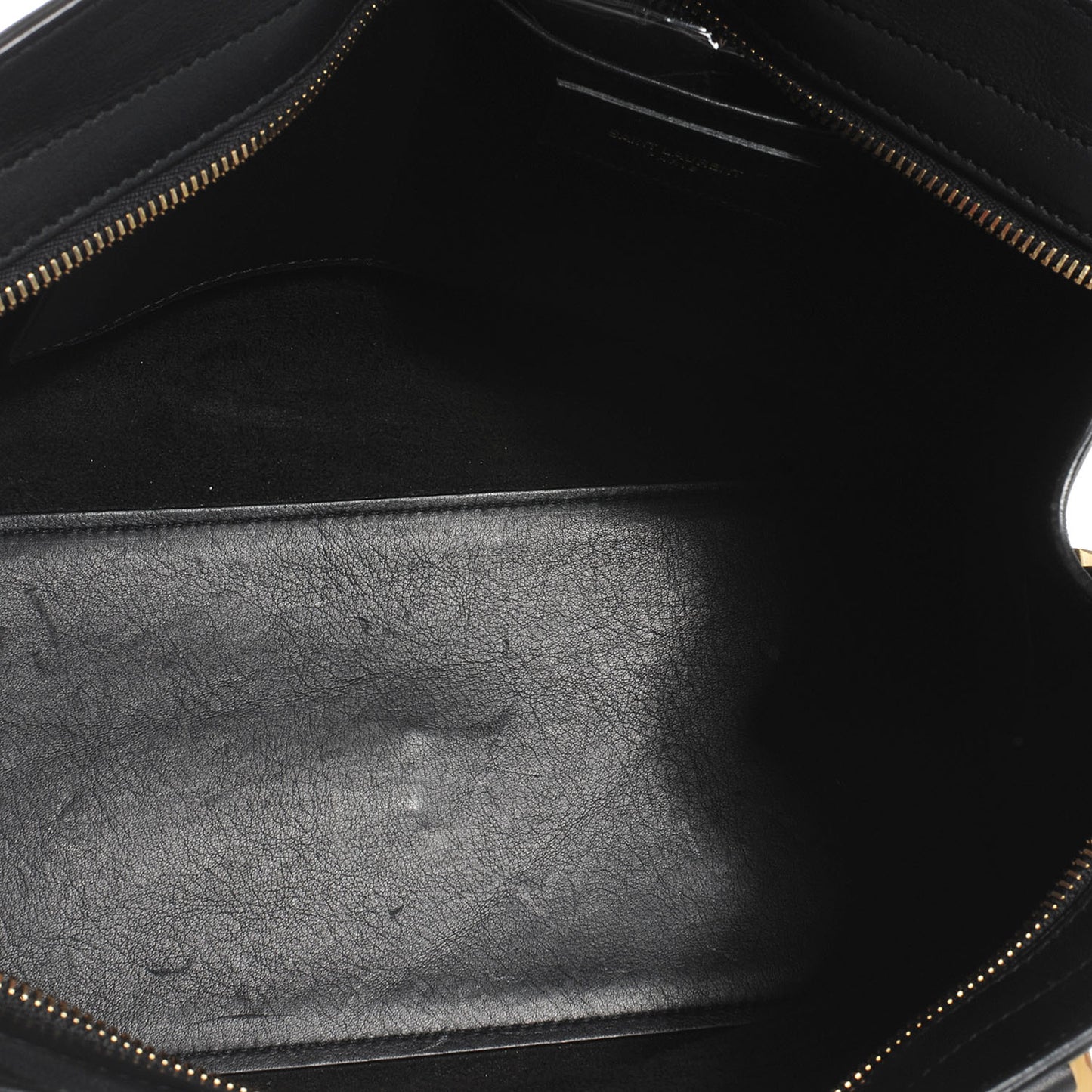 Leather Small Classic Y Cabas Black