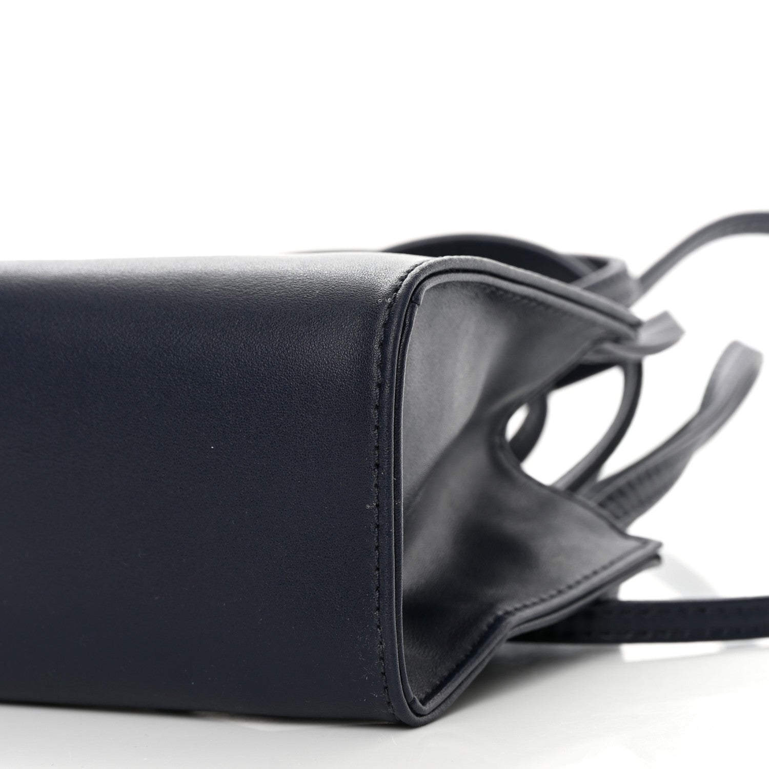 Telfar Vegan Leather Small Shopping Bag Navy 10 of 11