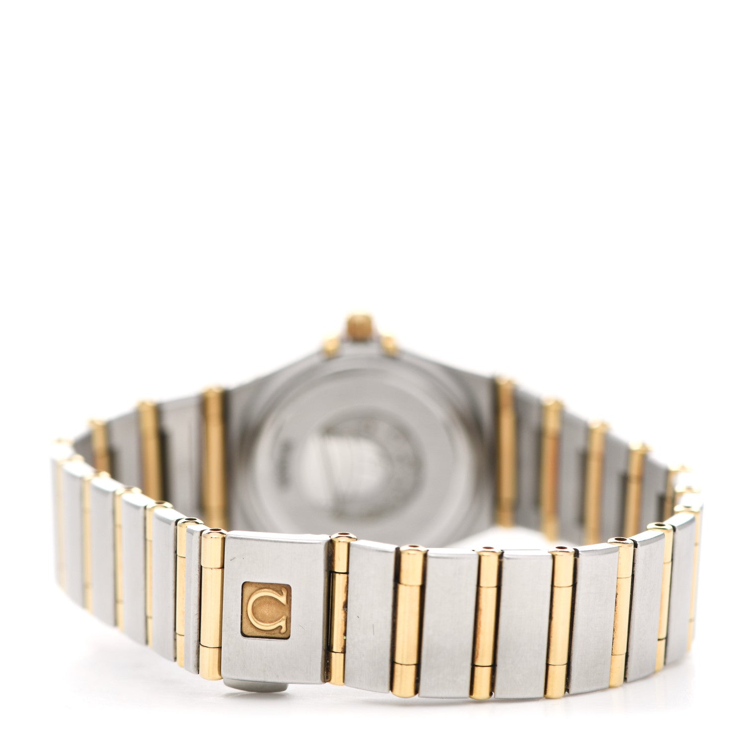 Omega Stainless Steel 18K Yellow Gold Diamond Bezel 22mm Constellation Quartz Watch White 1267.30.00 3 of 6