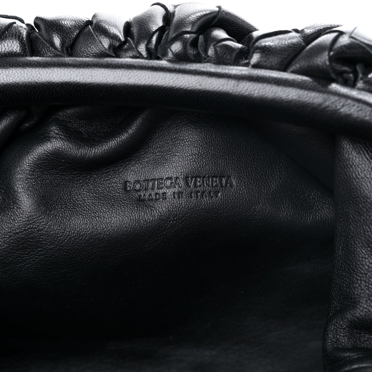 Nappa Intrecciato The Mini Pouch Black