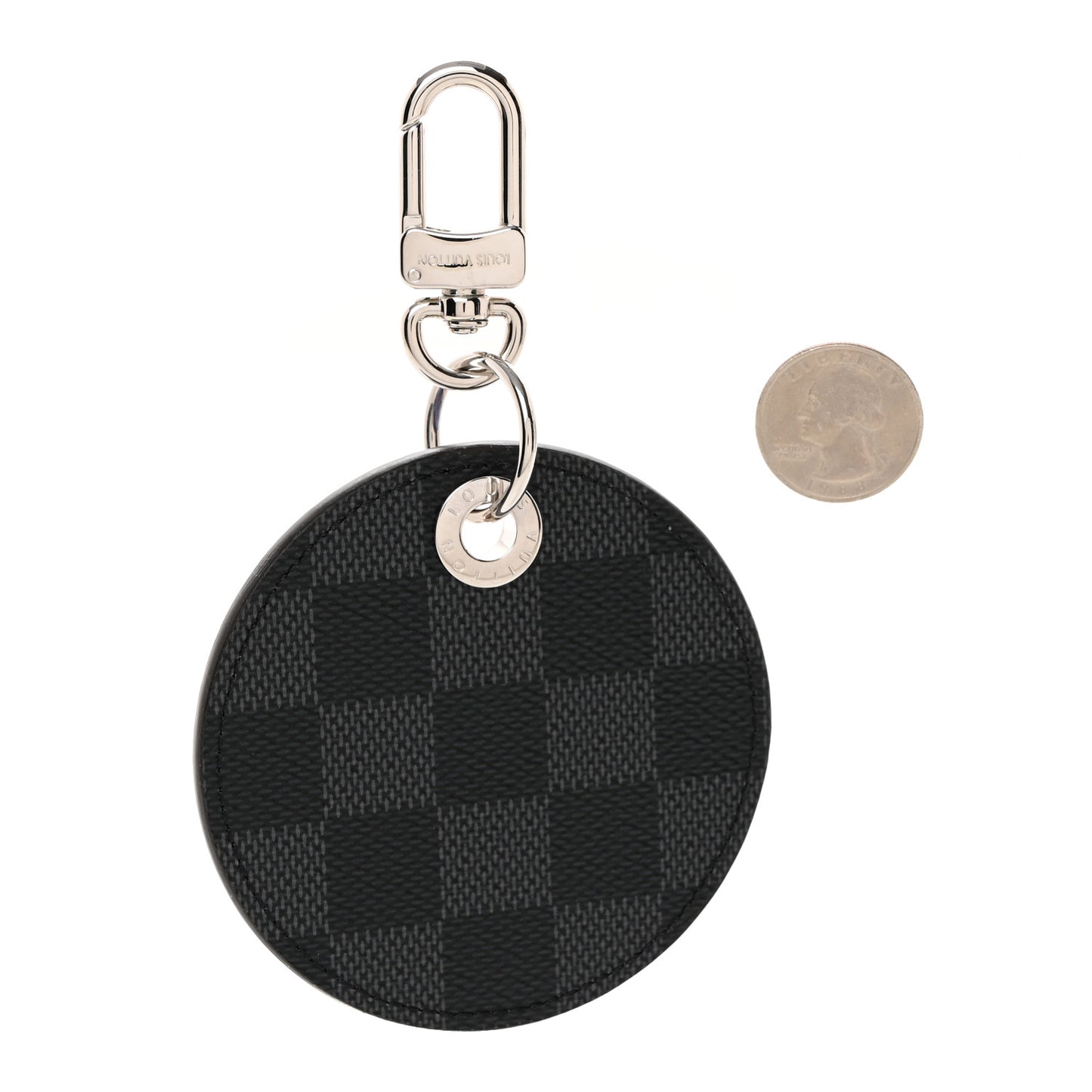 Damier Graphite Alps Bag Charm Key Ring