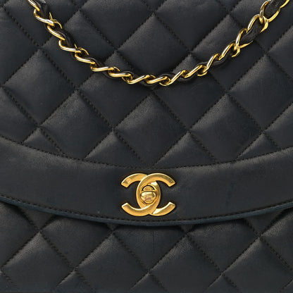 Chanel Lambskin Quilted Medium Single Flap Black 9 of 14