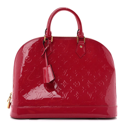 Louis Vuitton Vernis Alma MM Rose Indien 1 of 14