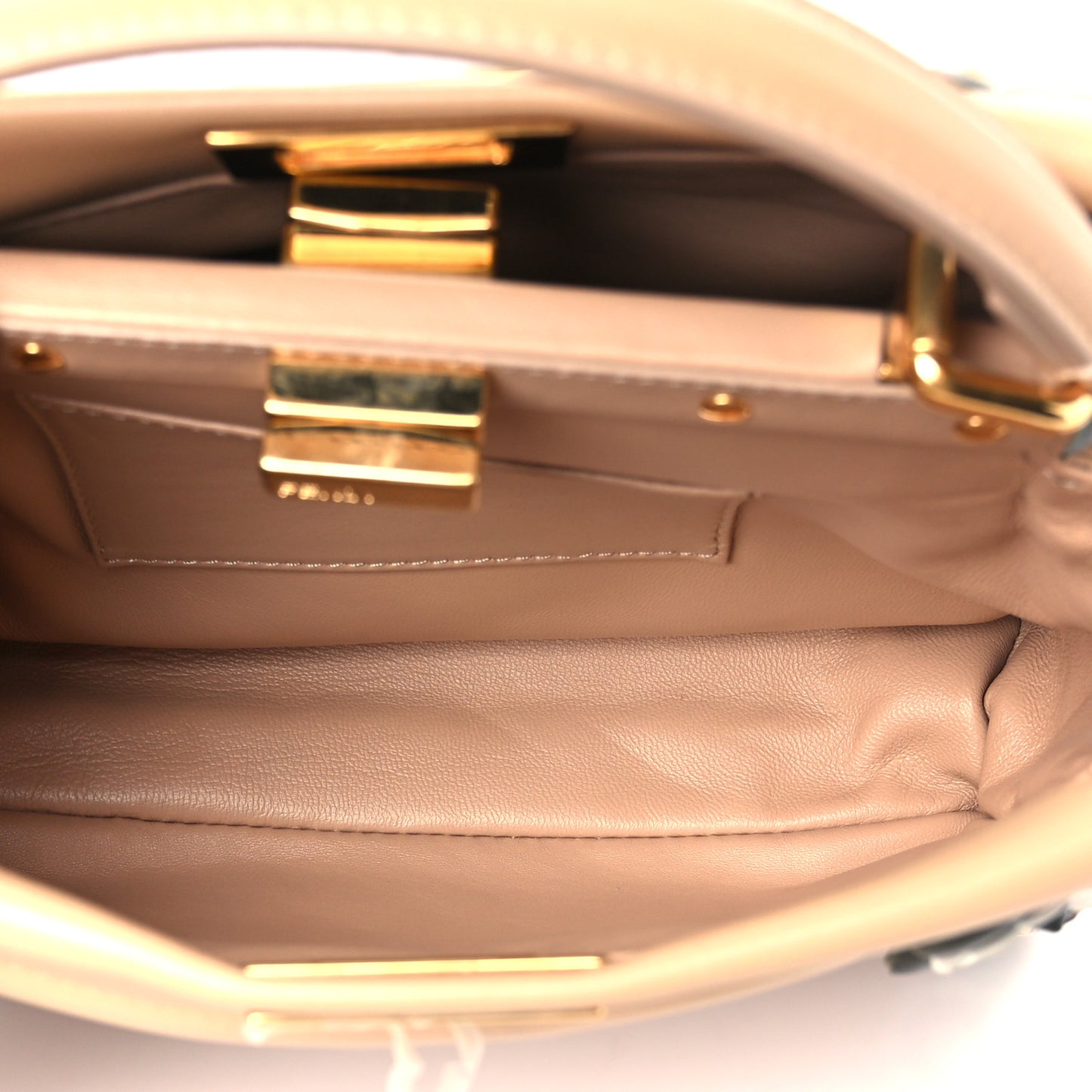Nappa Flowerland Mini Peekaboo Iconic Satchel Pale Pink