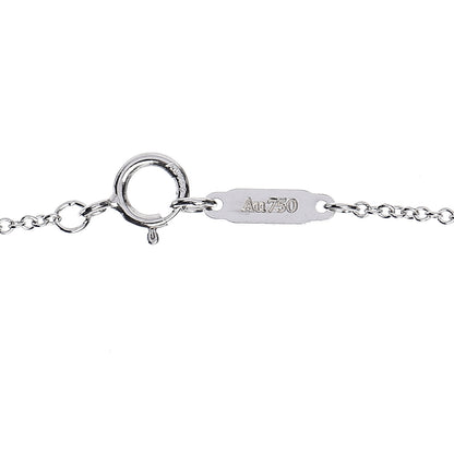 Tiffany 18K White Gold Diamond Mini Petals Key Pendant 5 of 7