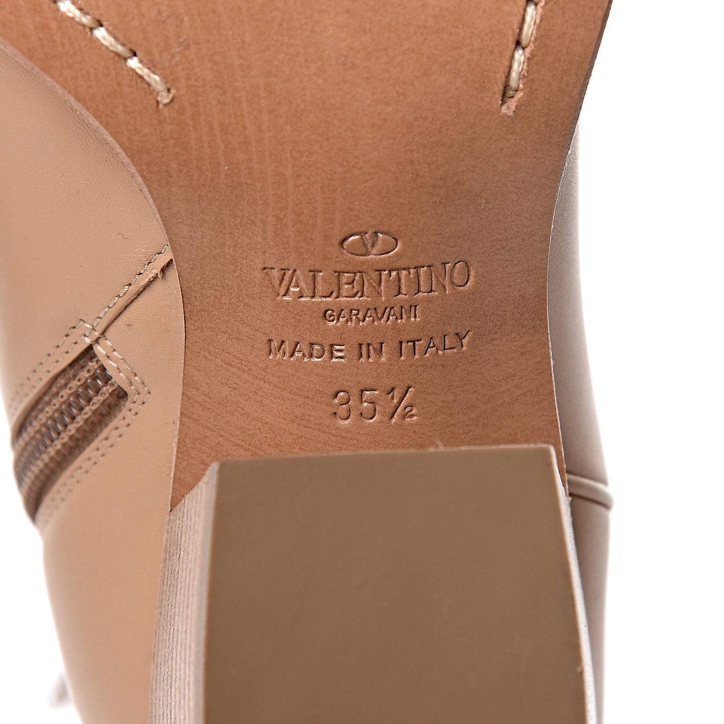 Calfskin Embroidered Texan 50mm Cowboy Ankle Boots 35.5 Naturale