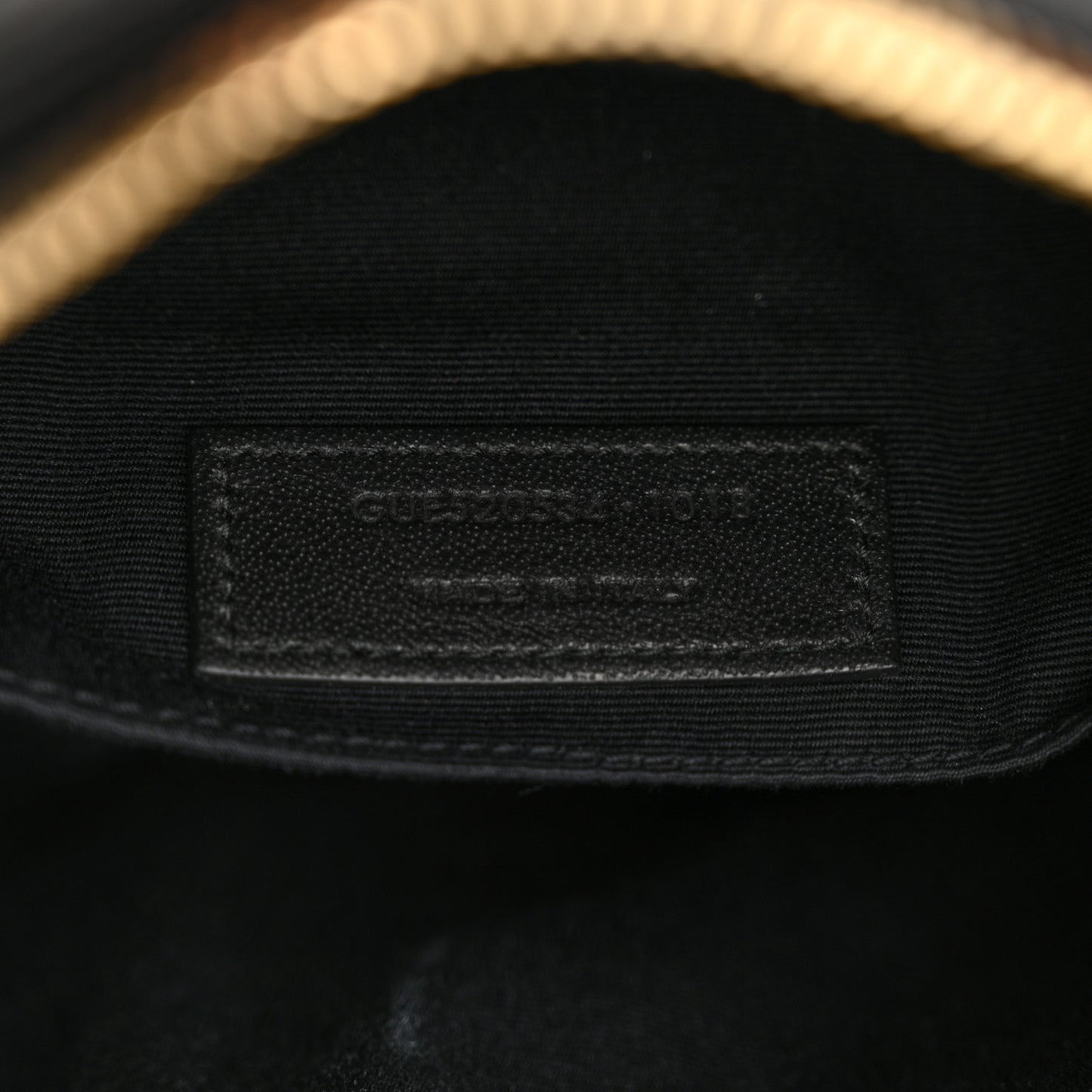 Calfskin Matelasse Monogram Lou Camera Bag Black
