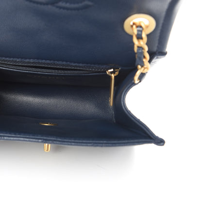 Chanel Caviar Quilted Mini Sweet Classic Flap Navy Blue 5 of 11