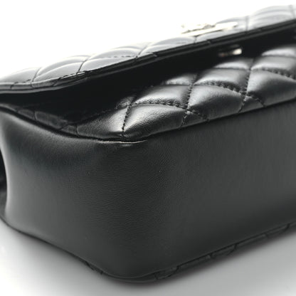 Versace Nappa Quilted Medusa Small Chain Shoulder Bag Black 7 of 8