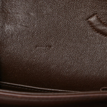 Chanel Lambskin Quilted Small Double Flap Dark Brown 16 of 17