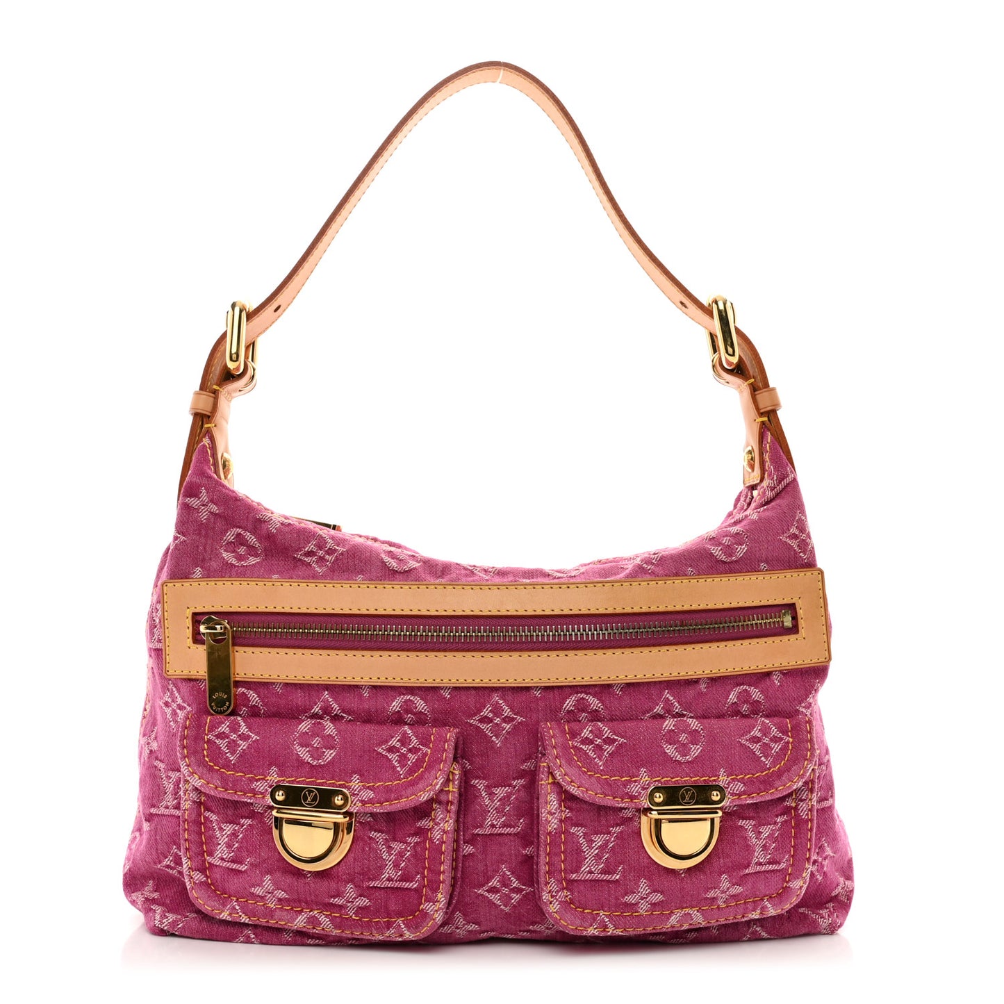 Denim Baggy PM Fuchsia