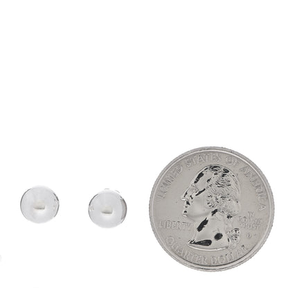 Tiffany Sterling Silver 8mm HardWear Ball Earrings 2 of 6