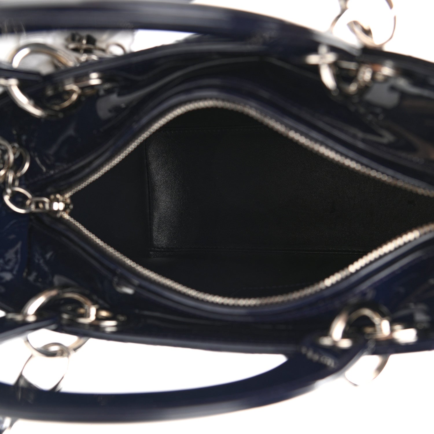 Christian Dior Patent Cannage Medium Lady Dior 5 of 11