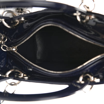 Christian Dior Patent Cannage Medium Lady Dior 5 of 11