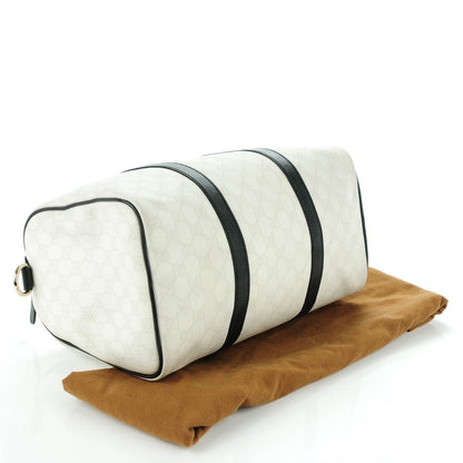 Gucci GG Plus Monogram Medium Joy Boston White Black 4 of 7