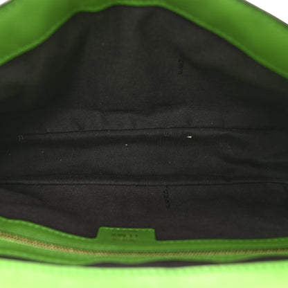 Fendi Nappa FF 1974 Embossed Baguette Tomatillo 5 of 10