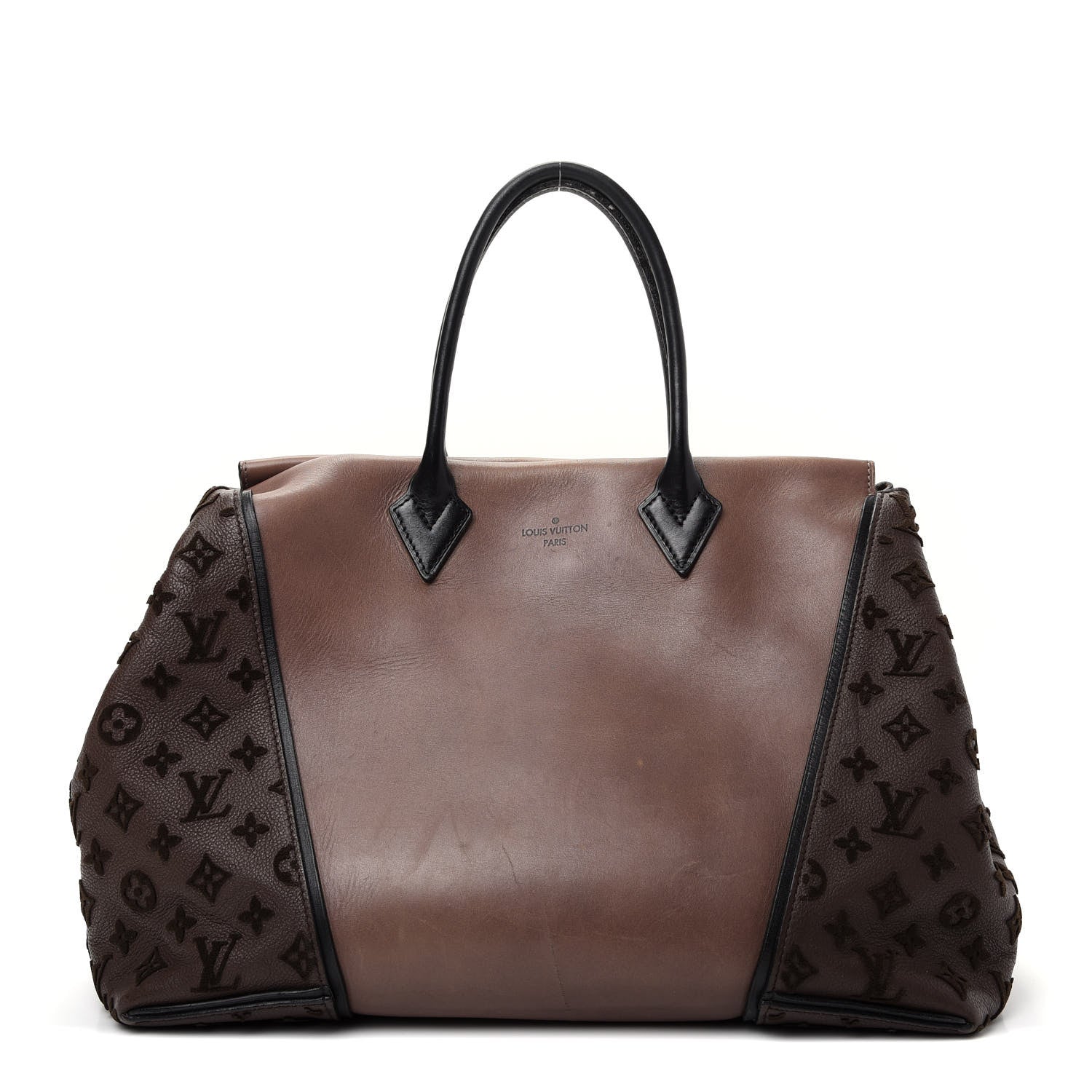 Louis Vuitton Cuir Orfevre Veau Cachemire Tote W GM Gris 1 of 11