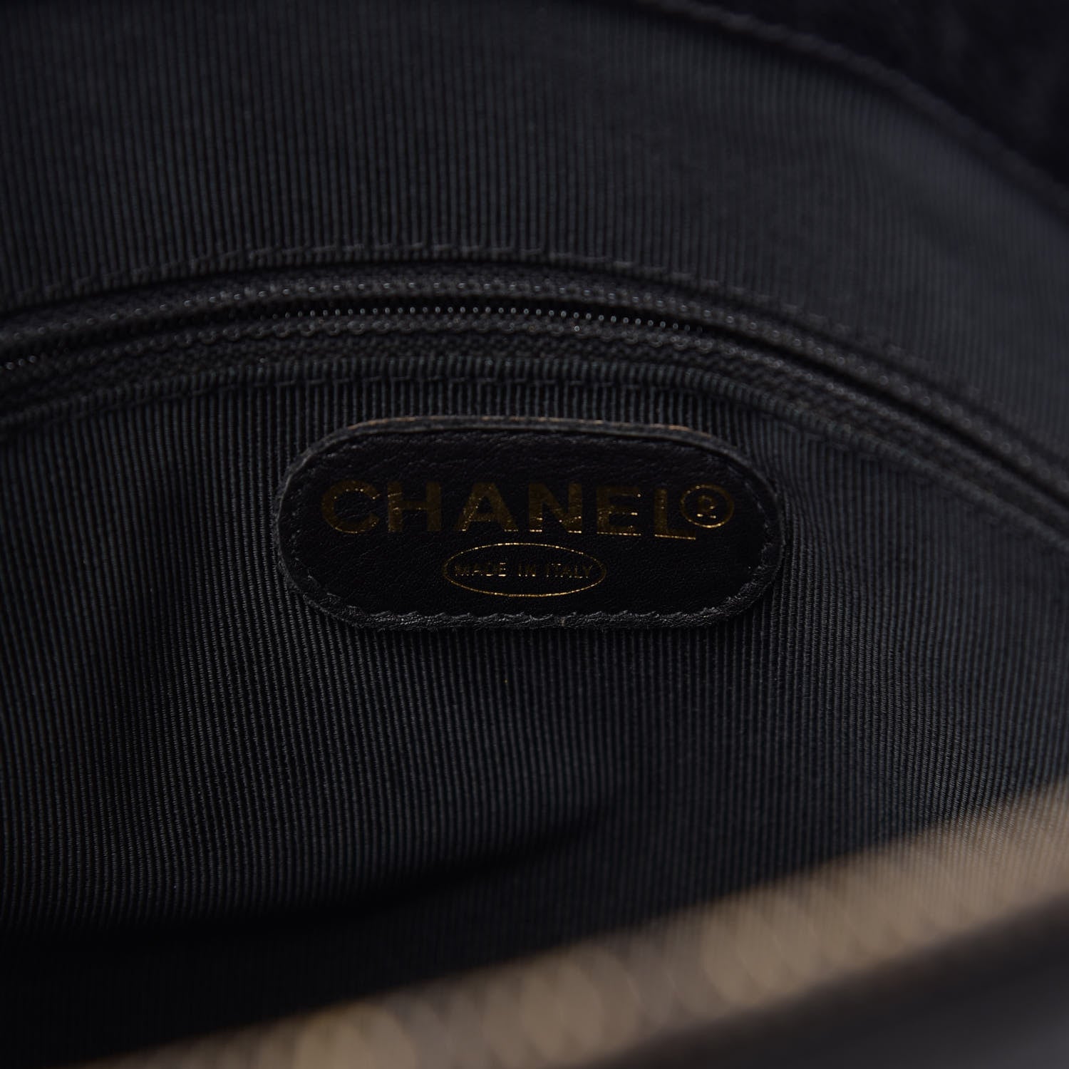 Chanel Caviar CC Shoulder Bag Black 6 of 11