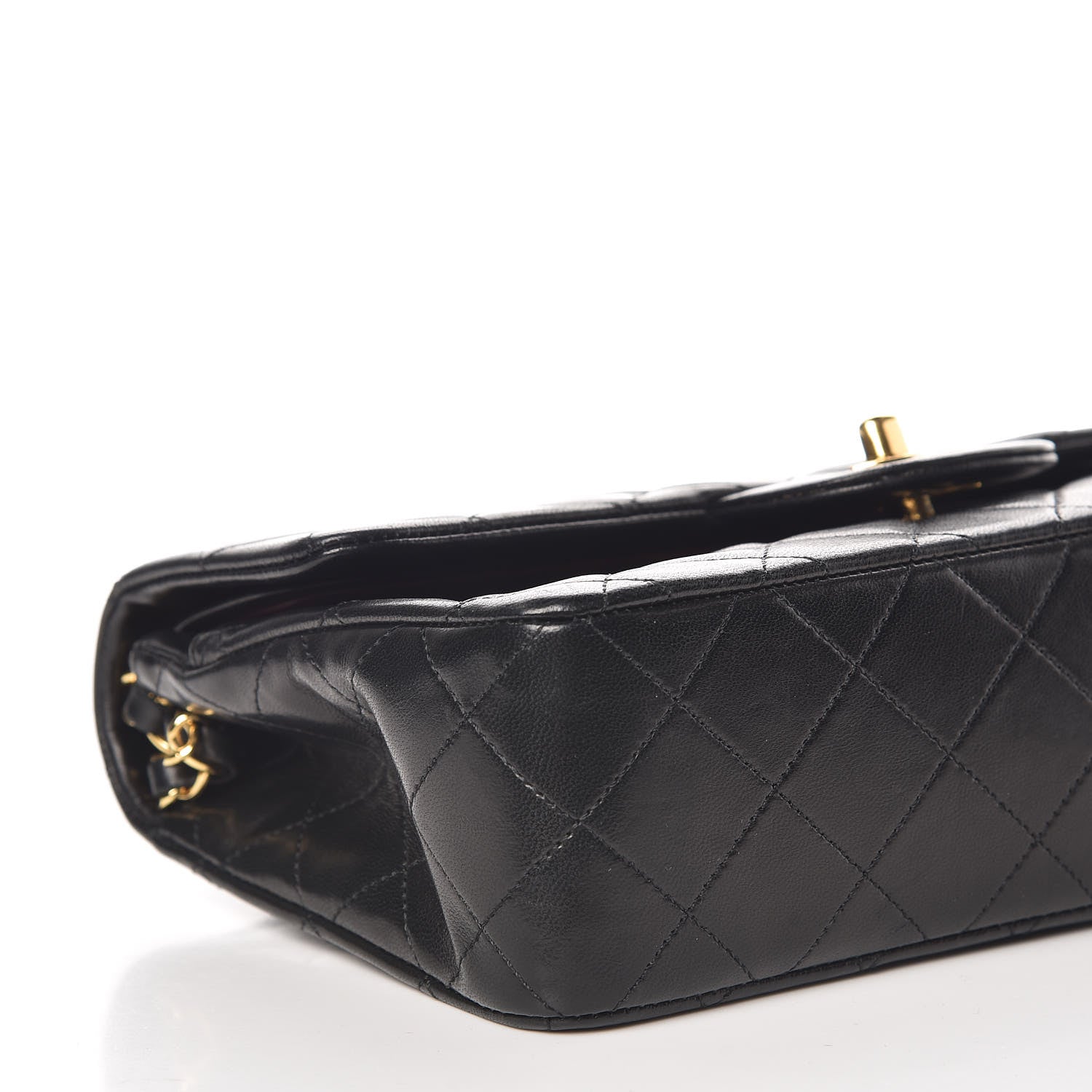 Chanel Lambskin Quilted Small Double Flap Black 5 of 10